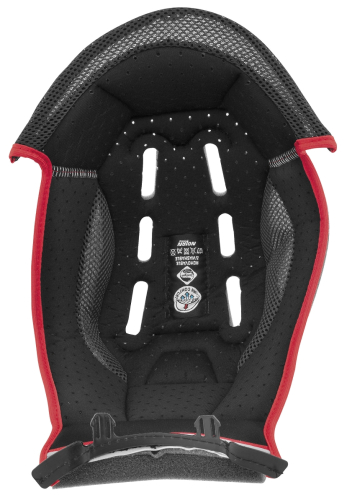 Nolan - Nolan Liner for N100-5 Helmets - Lg - Black/Red - SPRIN52700713