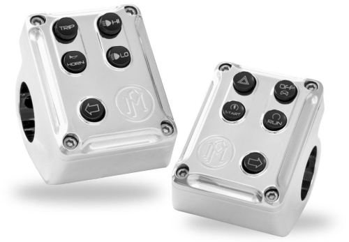 Performance Machine - Performance Machine Can Bus Control Switch Housing - Chrome - 0062-2078-CH