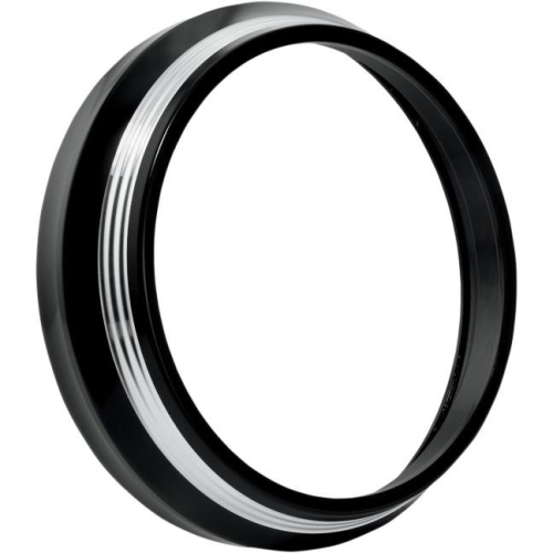 Performance Machine - Performance Machine Merc 7in. Vision Series Headlight Bezel - Contrast Cut - 0207-2005MRC-BM