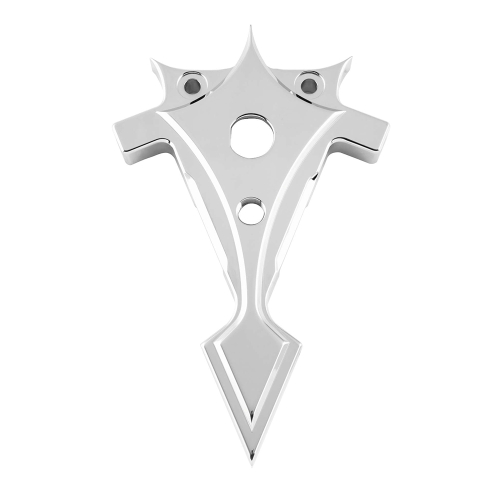 Bikers Choice - Bikers Choice Vulcan Gothic Spike Coil Brackets - Chrome Ignition Switch And Starter Hole - 4068