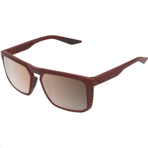 100% - 100% Renshaw Sunglasses - 61038-392-73 - Crimson / Bronze Lens - OSFA