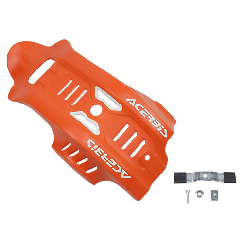 Acerbis - Acerbis Skid Plate - Orange 16/ White - 2733465321