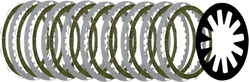 Belt Drives Ltd - Belt Drives Ltd High Performance Clutch Plate Kit with Extra Plate - BTXP-14