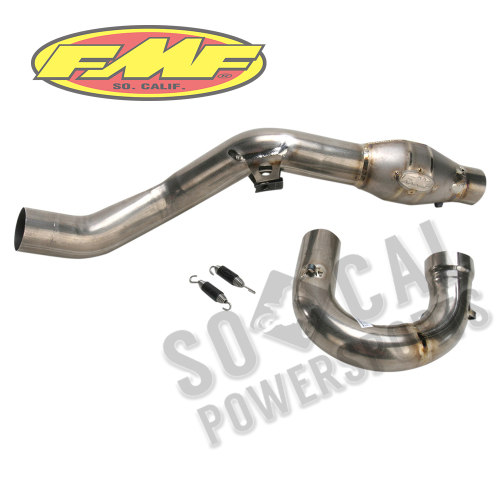 FMF Racing - FMF Racing MegaBomb Header with Midpipe - Titanium - 045467