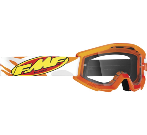 FMF Racing - FMF Racing PowerCore Assault Youth Goggles - F-50054-00001 - Gray / Clear Lens - OSFM