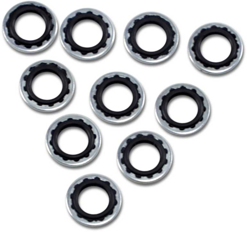 Drag Specialties - Drag Specialties 3/8in. Banjo Bolt Sealing Washers - 348014HC-3