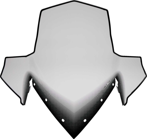 Powermadd - Powermadd Cobra Windshield - 20.5in. - Clear with Black Fade - 11840