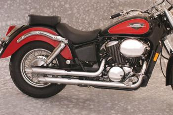 Mac - Mac Slash Cut Staggered Dual Exhaust - 2in. - 004-1634