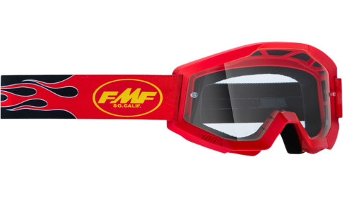 FMF Racing - FMF Racing PowerCore Goggles - F-50400-101-03 - Flame Red - OSFM