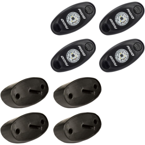 RIGID Industries - RIGID Industries Rock Light Kit - 4 Light - Amber - 400243