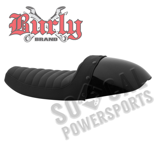 Burly Brand - Burly Brand Cafe Solo Seat/Tail Section - Partial Cover - B13-2006