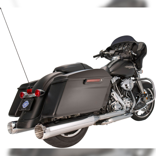 S&S Cycle - S&S Cycle MK45 4-1/2in. Performance Muffler - Chrome with Chrome Thruster End Caps - 550-0620