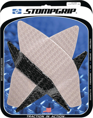 Stompgrip - Stompgrip Icon Tank Kits - Clear - 55-14-0099H