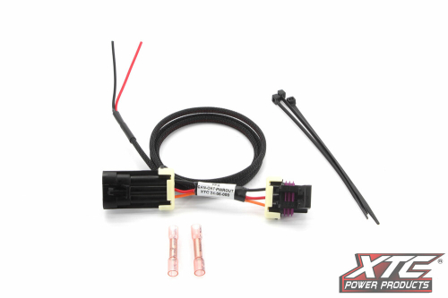 XTC Power Products - XTC Power Products Plug and Play Power Out Whip/License Plate - CAN-CRT-PWROUT