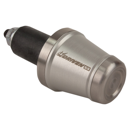 Driven Racing - Driven Racing SS Bar End Weights - Silver/Stainless Steel - DBEW-SS-SL