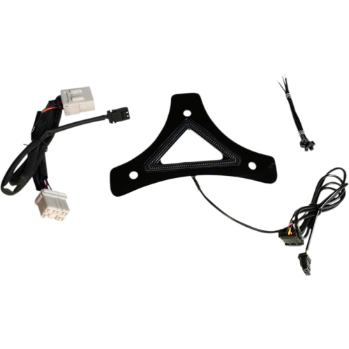 Custom Dynamics - Custom Dynamics Run/Brake Backrest LED Lights - Black - CD-BR-HD-B