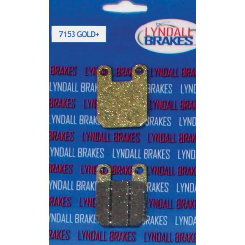 Lyndall Racing Brakes - Lyndall Racing Brakes Gold+ Brake Pads - 7153-GPLUS