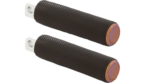 Arlen Ness - Arlen Ness Fusion Footpegs - Knurled - Titanium - 07-905