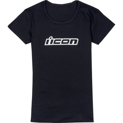 Icon - Icon Clasicon Womens T-Shirt - 3031-4174 - Black - X-Large