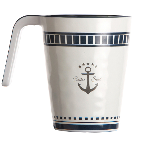 Marine Business - Marine Business Melamine Non-Slip Coffee Mug - SAILOR SOUL - Set of 6