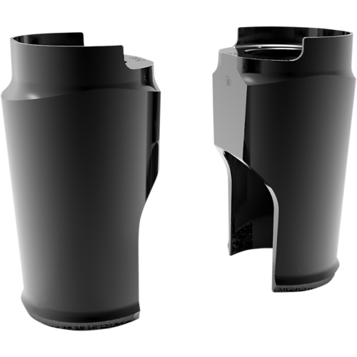 Arlen Ness - Arlen Ness Fat Tire Fork Boot Covers - Titanium Anodized - 20-044