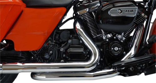 Khrome Werks - Khrome Werks Crossover Headers 2-Into-2 with Heat Shields - Chrome - 200420