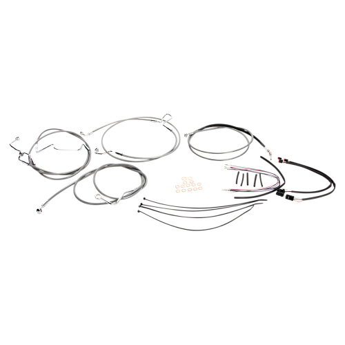 Magnum - Magnum Stainless Steel XR Handlebar Installation Kit for 12-14in. Ape - 589551