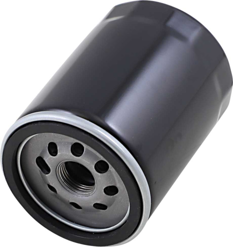 Drag Specialties - Drag Specialties Spin-On High Capacity Oil Filters with Nut- Black - 0712-0641