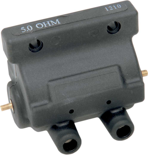 Drag Specialties - Drag Specialties 12V Performance Ignition Coil - 5 OHM - Black - 10-2023