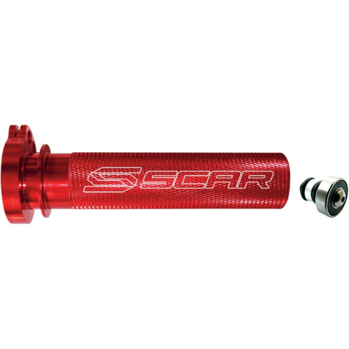 Scar Racing - Scar Racing Aluminum Throttle Tube with Bearing - Red - TT100R