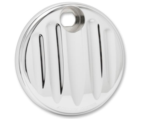 Arlen Ness - Arlen Ness Fuel Door - Deep Cut - Chrome - 04-168