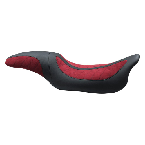 Mustang - Mustang Kodlin Signature Series One Piece Seat - Maroon/Black - 76294