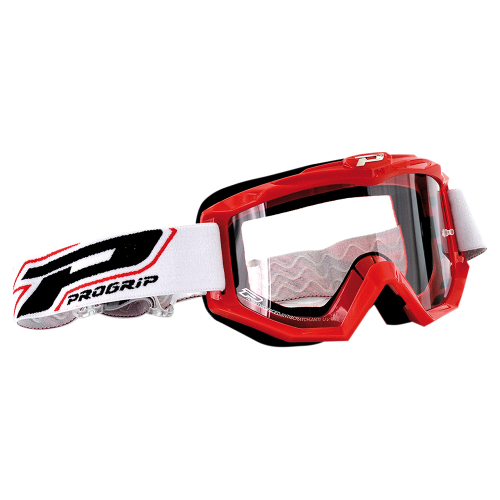 Pro Grip - Pro Grip 3201 Atzaki Goggles - PZ3201RO - Red / Clear Lens - OSFA