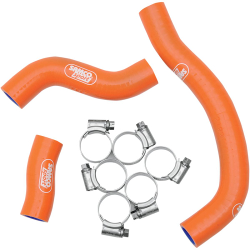 Moose Racing - Moose Racing Radiator Hose/Clamp Kit - Orange - MBU-KTM-40-OR