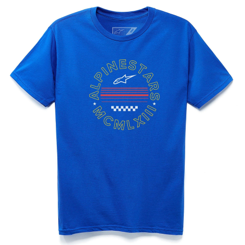 Alpinestars - Alpinestars Circular T-Shirt - 1230-72114-79-S - Royal Blue - Small
