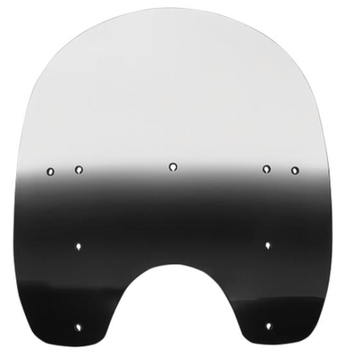 Memphis Shades - Memphis Shades Replacement Plastic for HD Quick-Release Compact Windshield - 19in. - Gradient Black - MEP6381