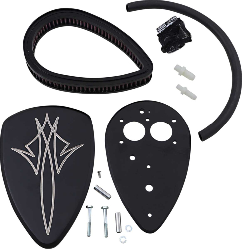 Baron Custom Accessories - Baron Custom Accessories Big Air Kit - Pinstripe Black - BA-2074-13B