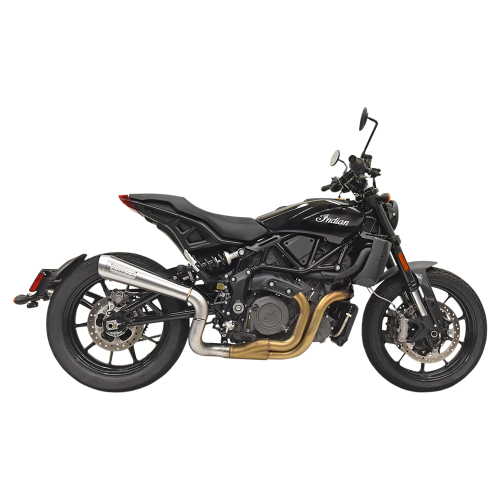 Bassani Manufacturing - Bassani Manufacturing 4in. Short Megaphone Mufflers for High-Mount without Catalytic Converter Mufflers - 8F227SS