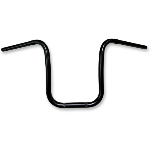 Nash Motorcycle Company - Nash Motorcycle Company Smart Gimps Handlebar - 14in End Rise - 1in Dia. x 33in W - 11in Center Width - 5in Pullback - Bk - 14ISGBDK