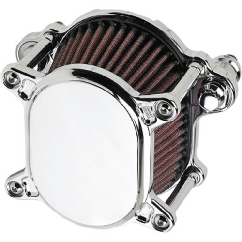 Joker Machine - Joker Machine Omega Air Cleaner Assembly - Smooth - Chrome - 021673