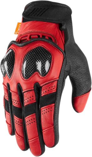 Icon - Icon Contra 2 Gloves - 3301-3712 - Red - 3XL