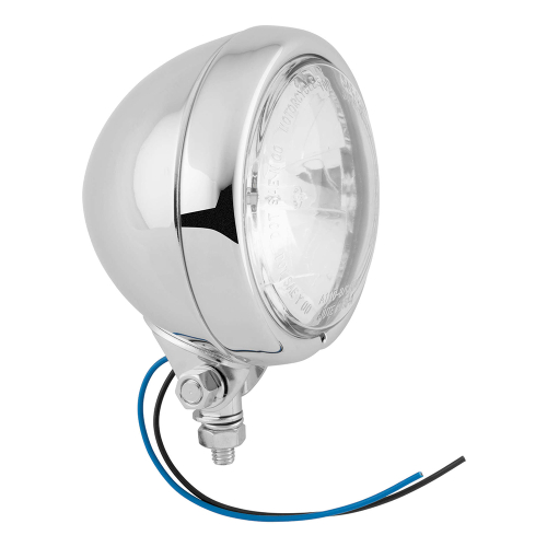 Bikers Choice - Bikers Choice 4-1/2in. Spot Light - Clear Lens - 55W - H3 Bulb - Chrome - 666803