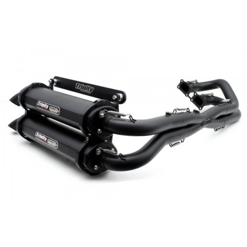 Trinity Racing - Trinity Racing Cerakote Dual Full Exhaust System - TR-4166D-CB