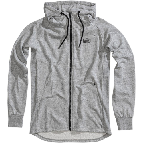 100% - 100% Stratosphere Fleece Zip Hoodie - 37003-188-10 - Gray/Heather - Small