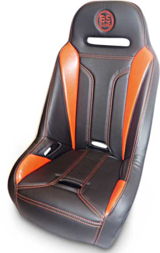 BS Sand - BS Sand Extreme Seat - Double T - Black/Deep Orange - EXBUDODTC