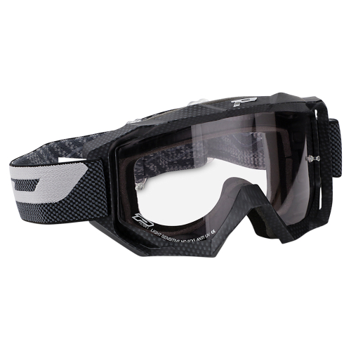 Pro Grip - Pro Grip 3200 MX Venom Goggles - PZ3200CA - Carbon / Clear Light Sensitive Lens - OSFM