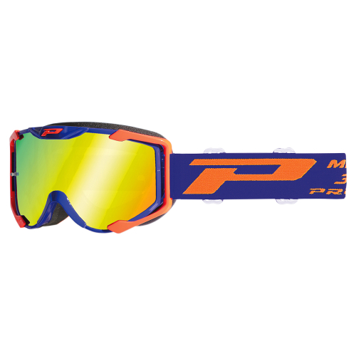 Pro Grip - Pro Grip 3404 Menace Goggles - PZ3404AFFL - Blue/Orange / Fluorescent Orange Lens - OSFA
