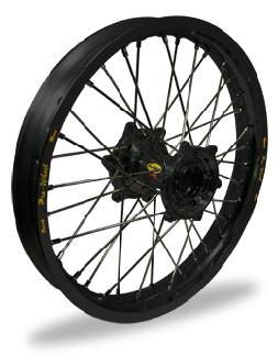 Pro-Wheel - Pro-Wheel MX Front Wheel Set - 21x1.60 - Black Rim/Black Hub - 23-57022