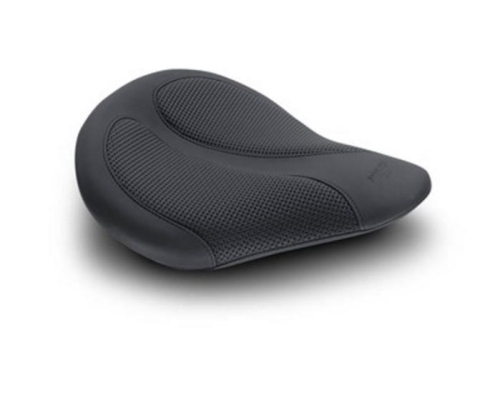 Mustang - Mustang Cyclone Solo Seat with Black Textured Inserts - 76621
