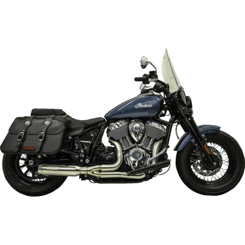 Bassani Manufacturing - Bassani Manufacturing Ripper Super Bike 2-Into-1 Exhaust System - 8H12SS